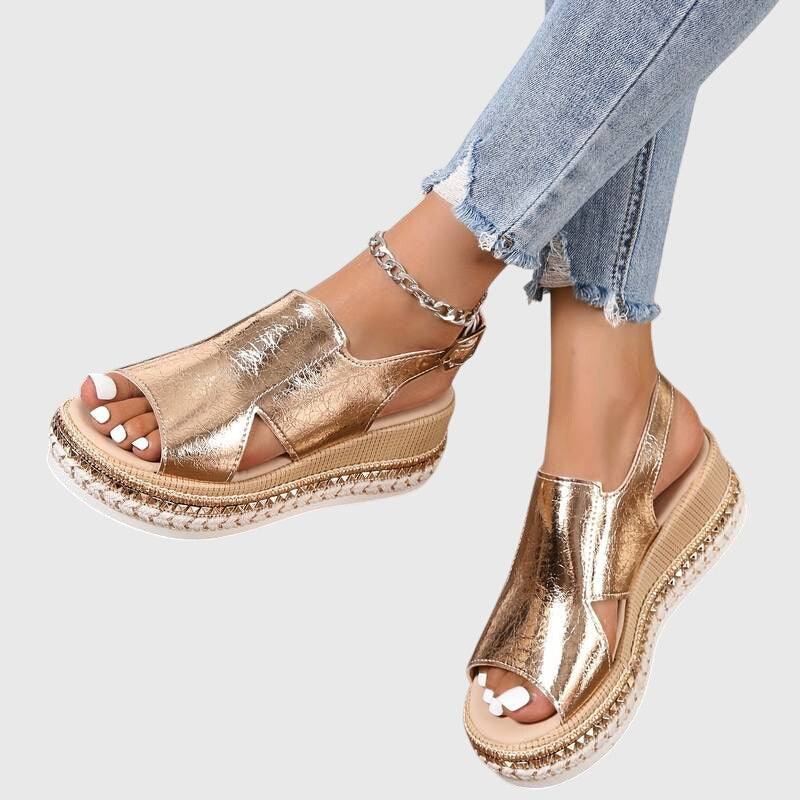 Veronica | Sandali Comfort (Oro)