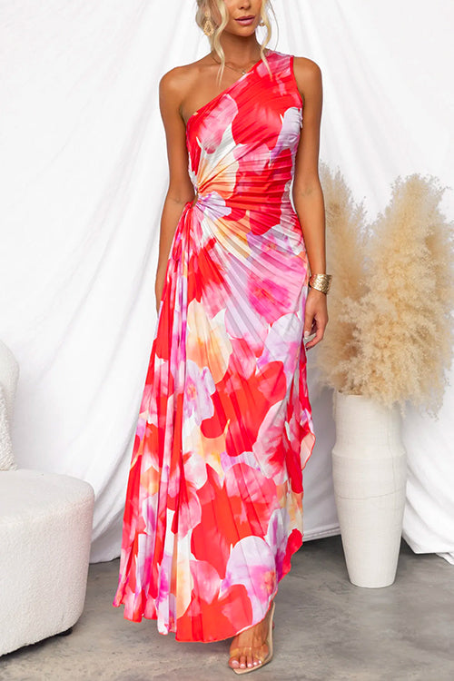 Adeline™ | Vestito da Sera Tropicale Vibrante