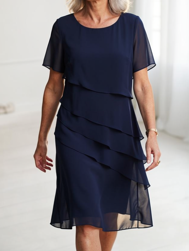 Linda | Elegante Abito con Volant