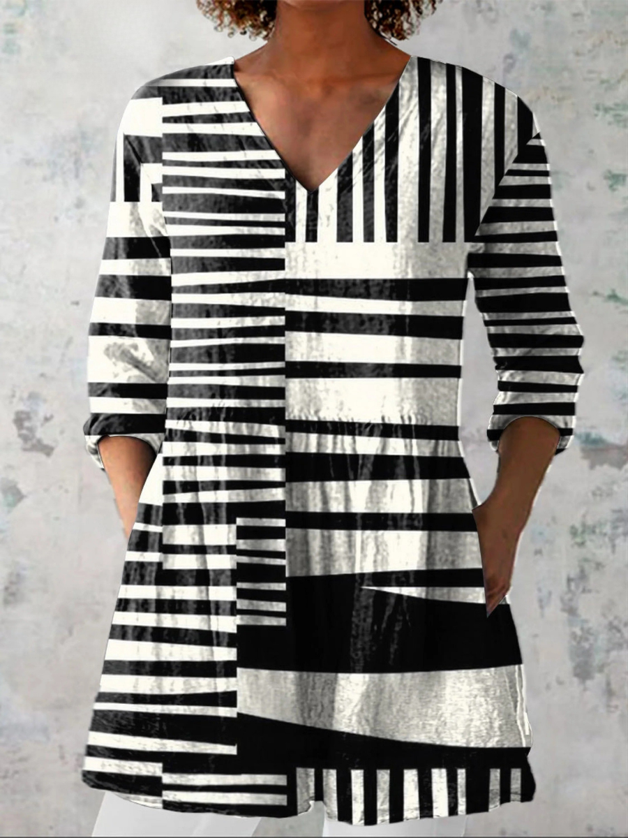 Sophie | Blusa Lunga con Scollatura a V