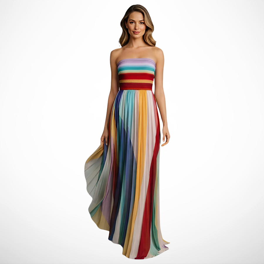 Maxi Dress in Colorful Light