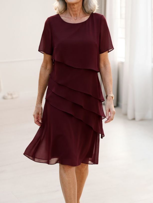 Linda | Elegante Abito con Volant
