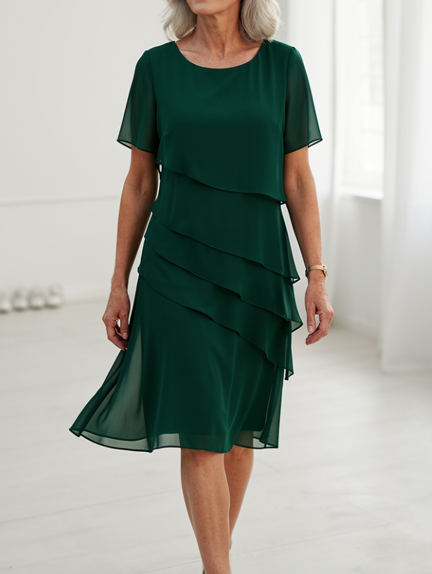Linda | Elegante Abito con Volant
