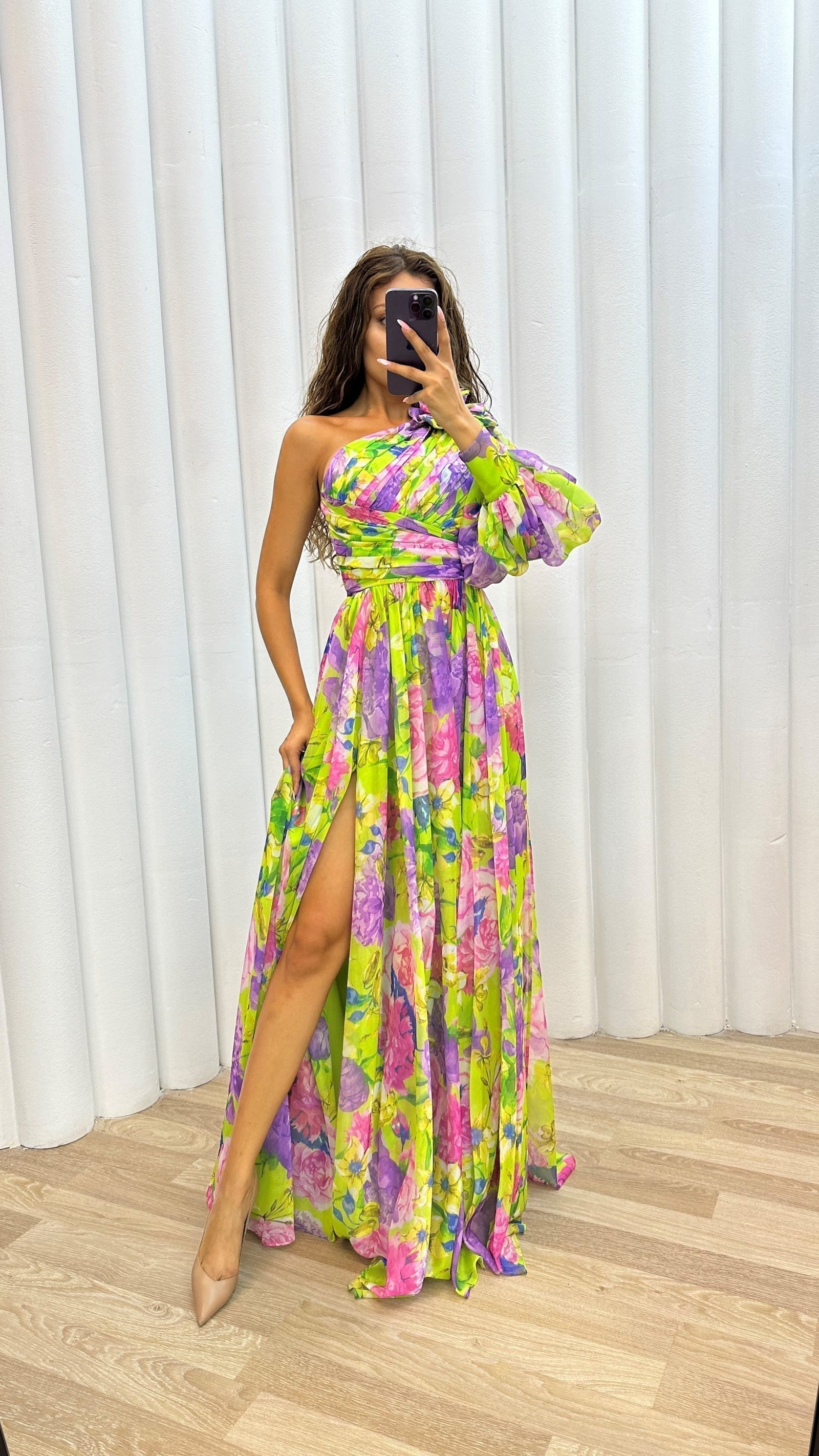 Evelyn™ | Drama Blossom Dress