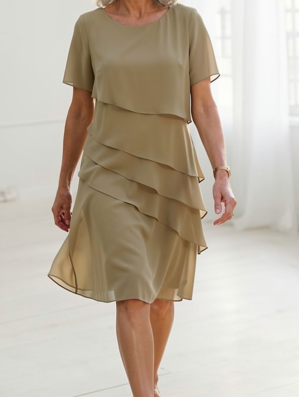 Linda | Elegante Abito con Volant