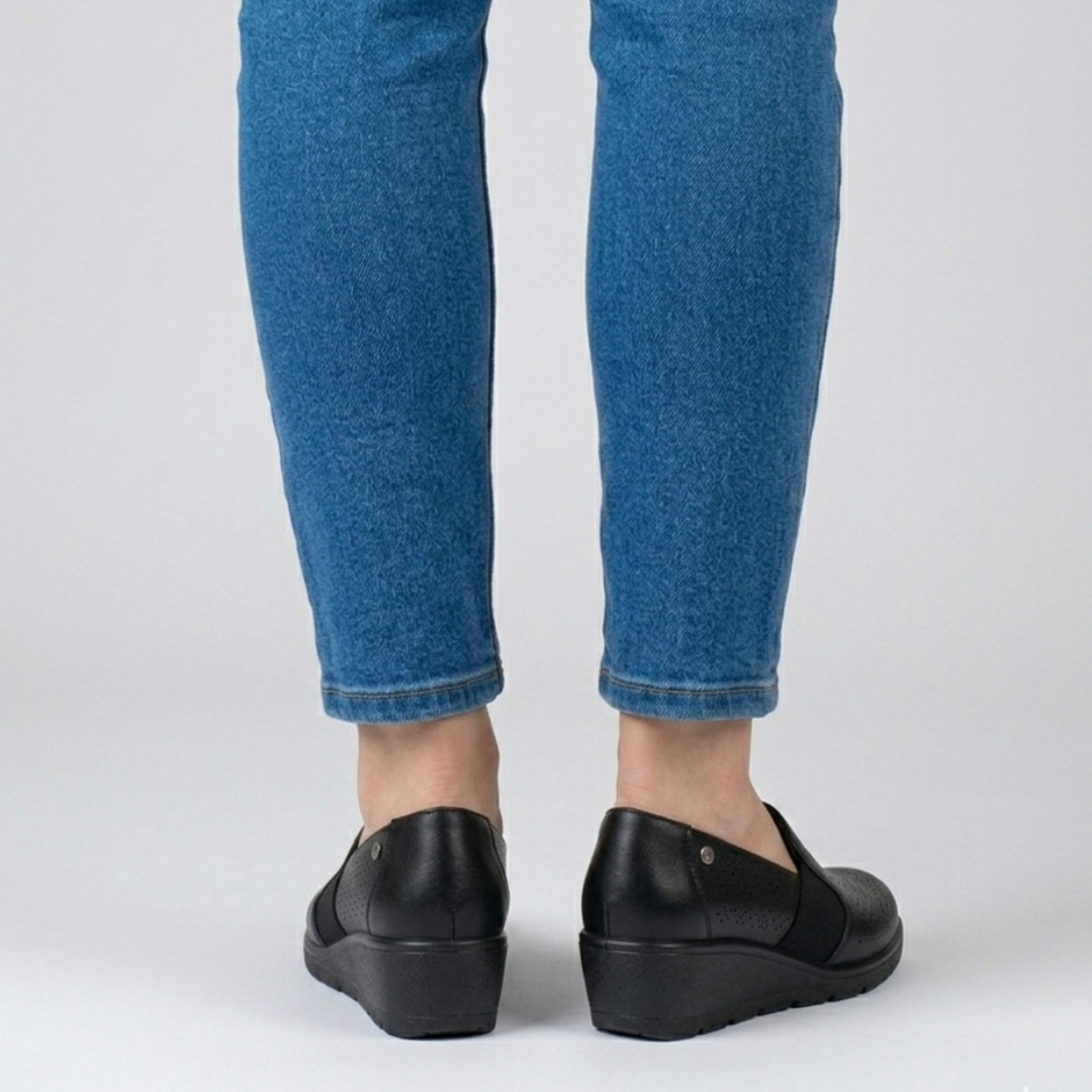 Alexandra - Mocassino comodo Donna con zeppa
