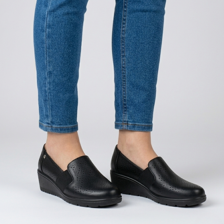 Alexandra - Mocassino comodo Donna con zeppa