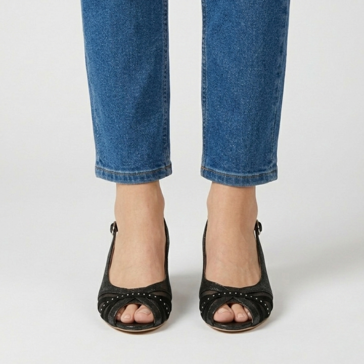 Amedea - Sandalo comoda Donna con tacco