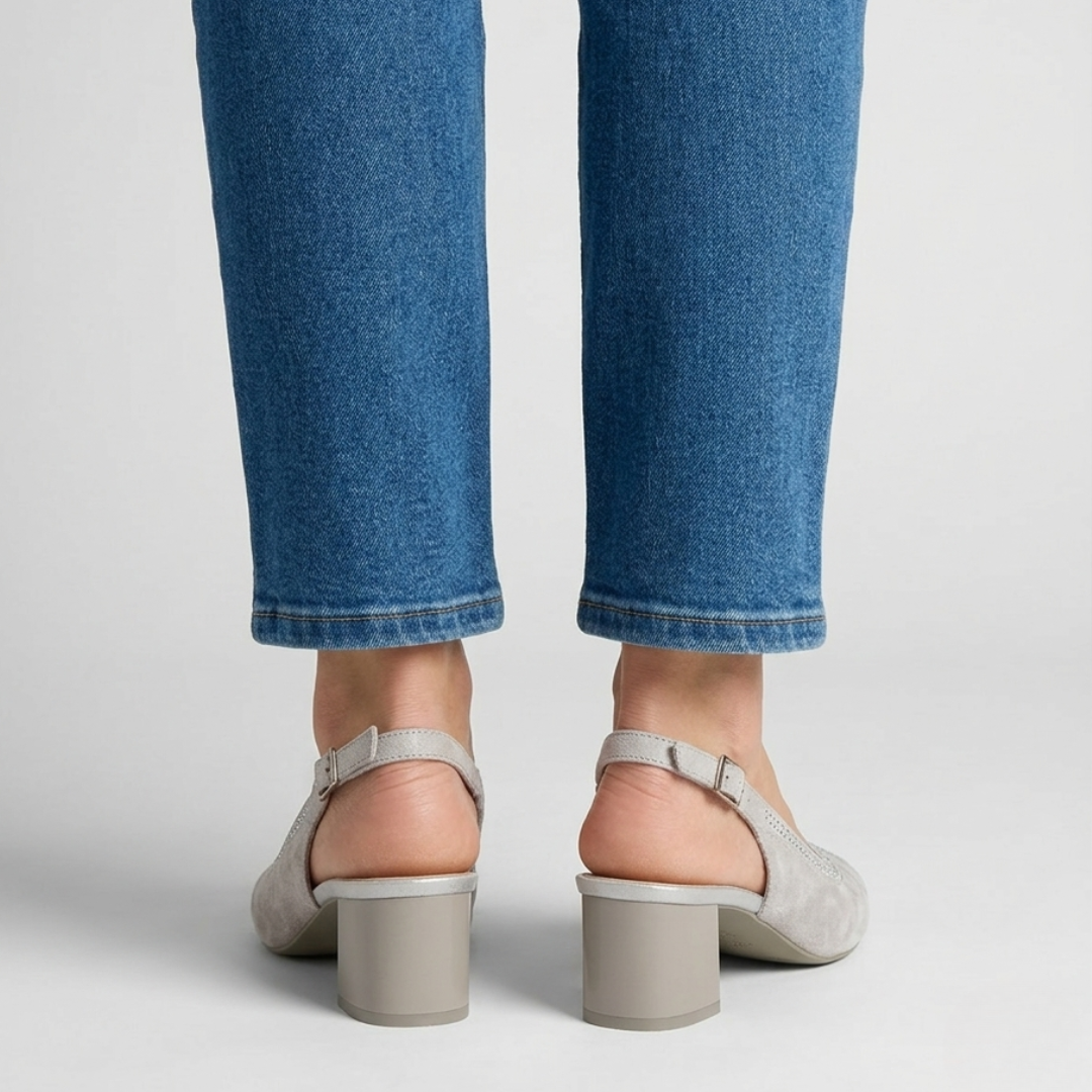 Emi - Sandalo comoda Donna con tacco