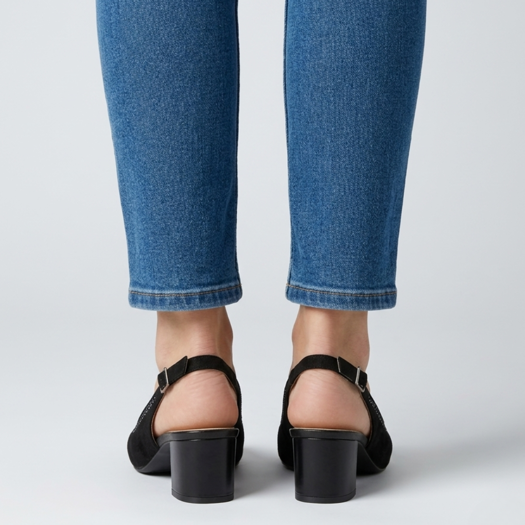 Emi - Sandalo comoda Donna con tacco