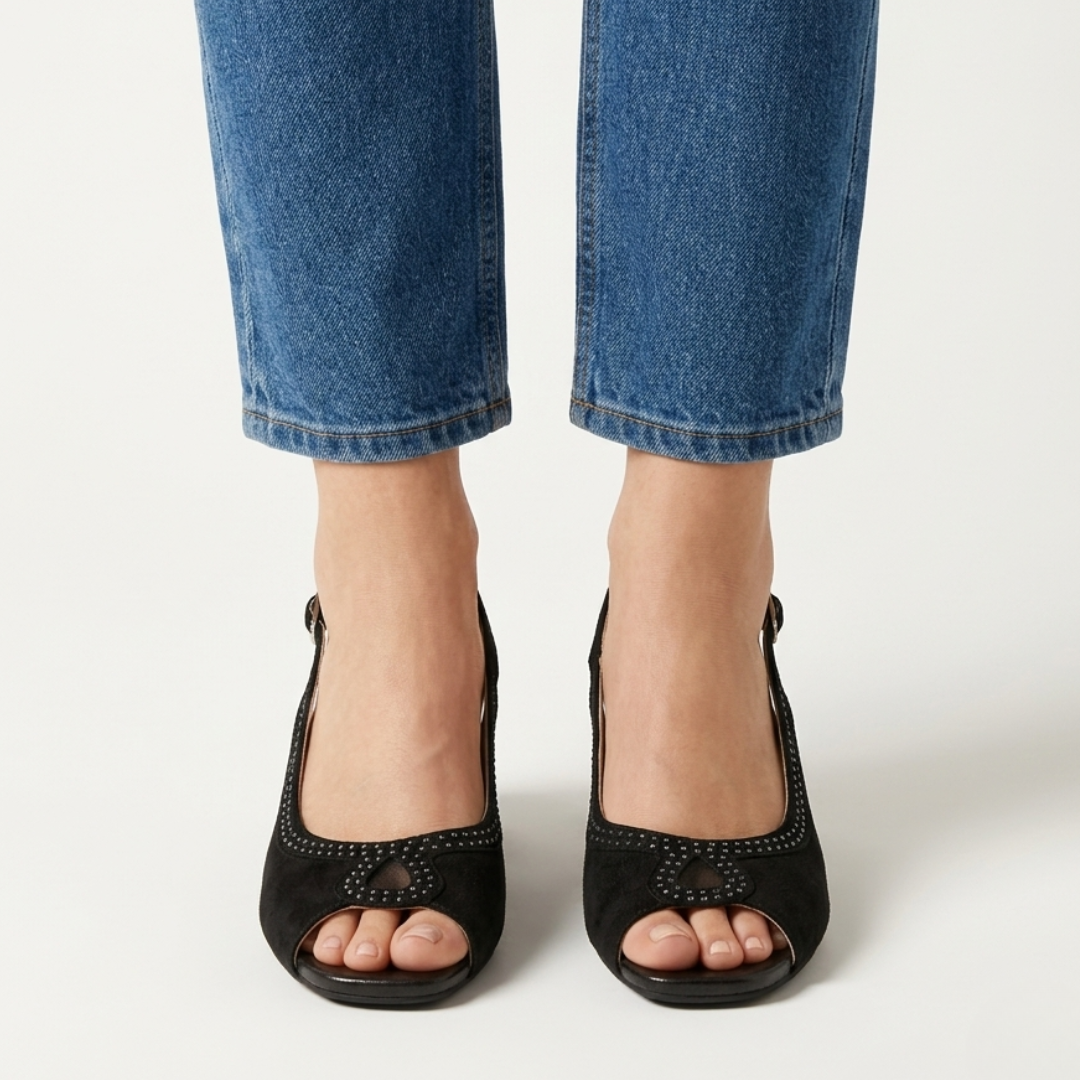 Emi - Sandalo comoda Donna con tacco