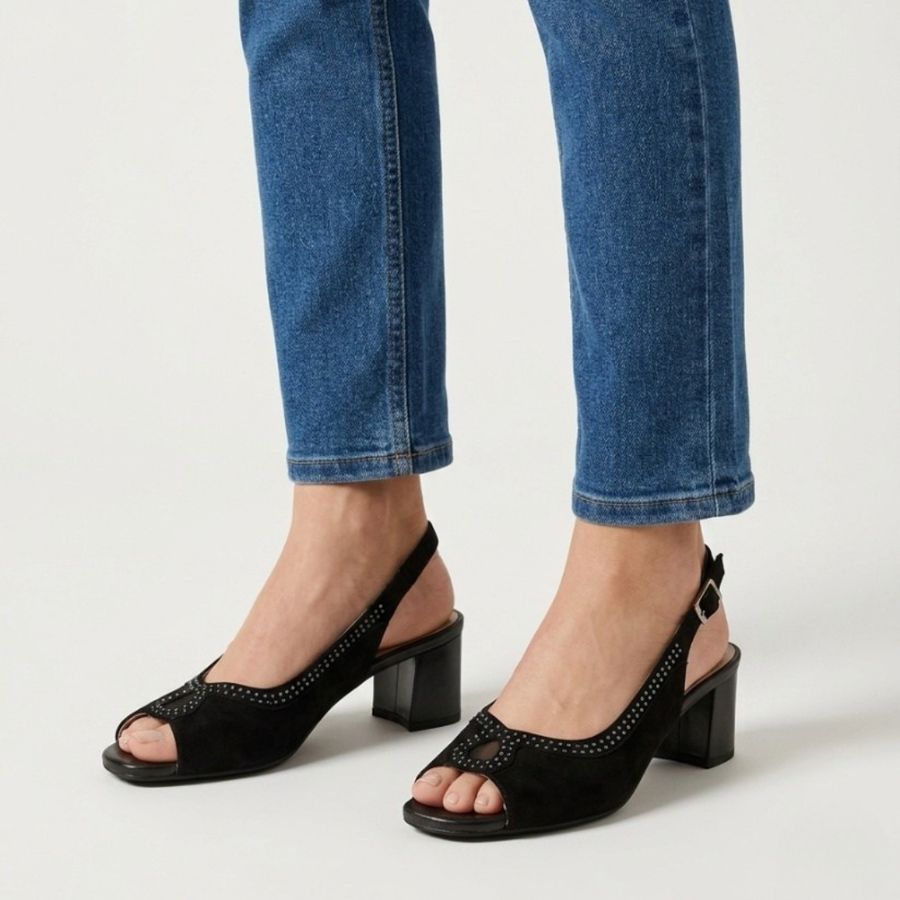 Emi - Sandalo comoda Donna con tacco