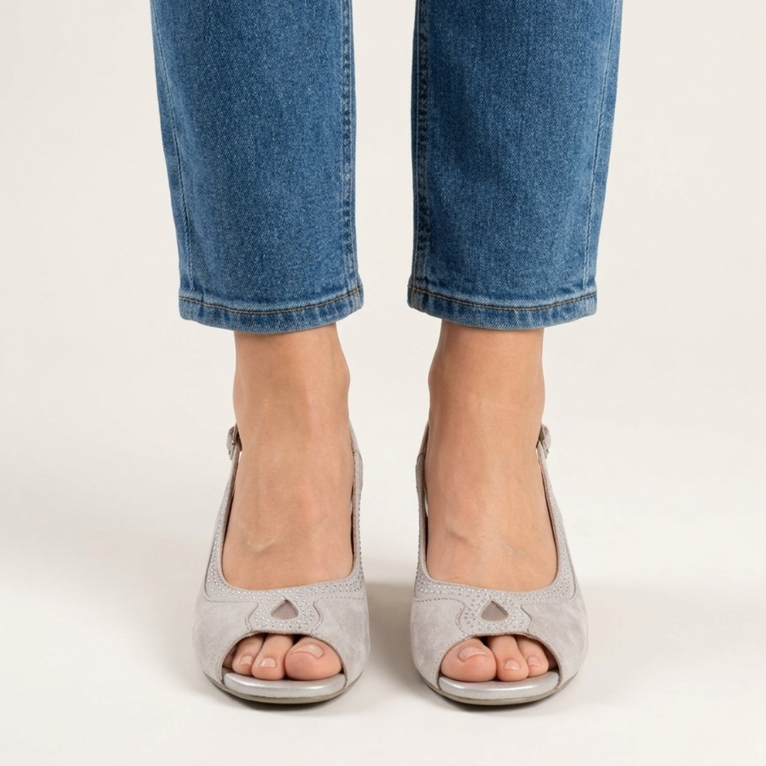 Emi - Sandalo comoda Donna con tacco