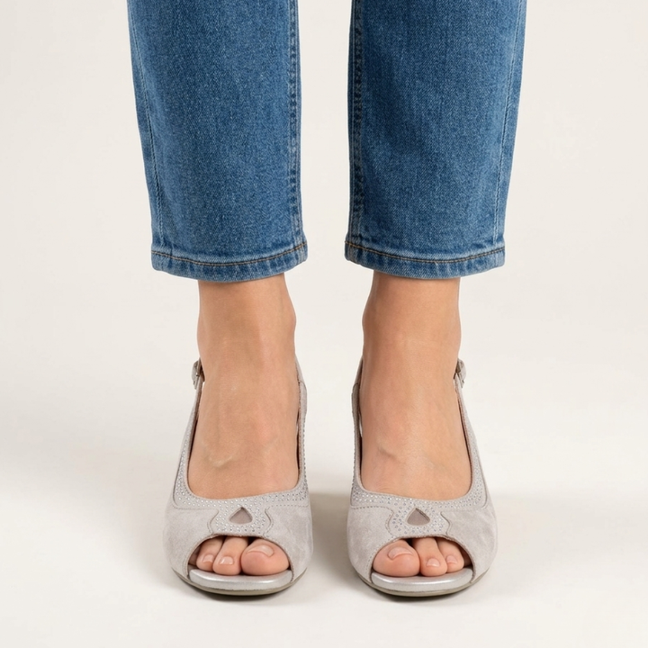 Emi - Sandalo comoda Donna con tacco