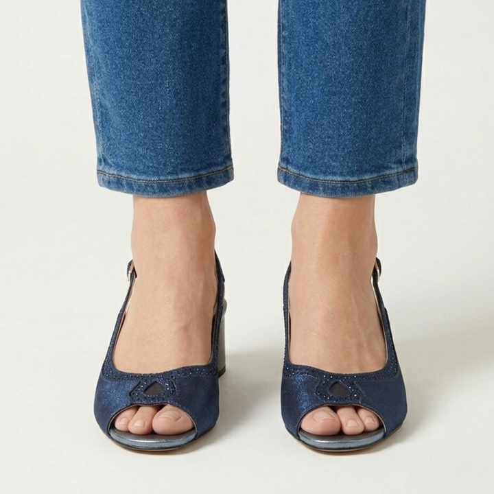 Emi - Sandalo comoda Donna con tacco