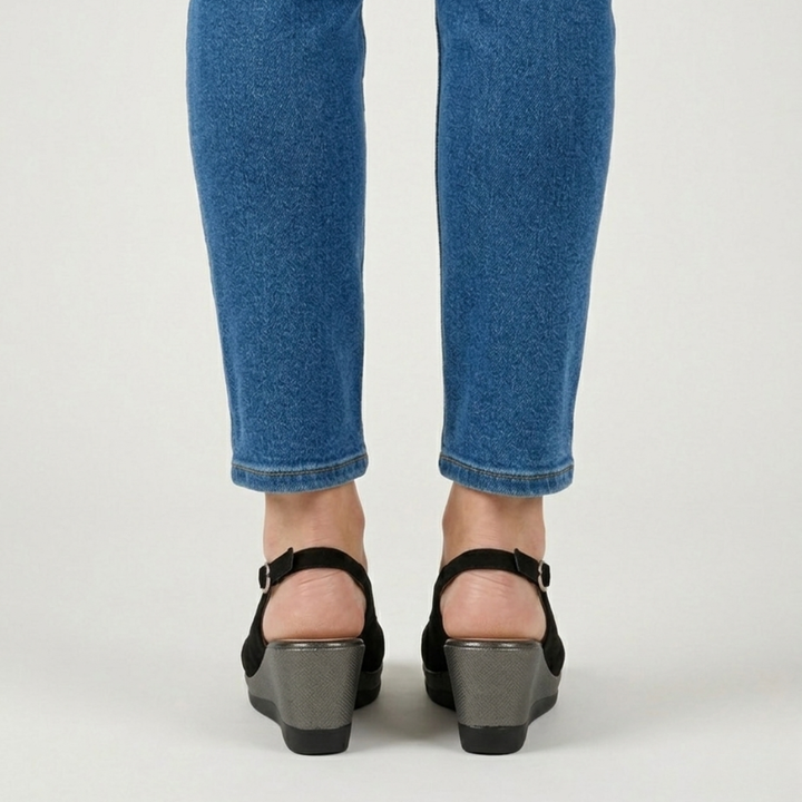 Gelsomina - sandalo comfort donna con zeppa