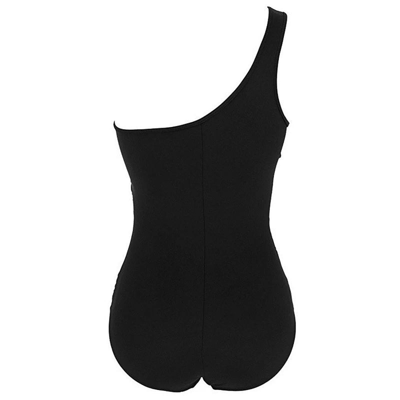 Nayla | Il Tuo Elegante Costume da Bagno a Spalla Unica in Taglie Comode