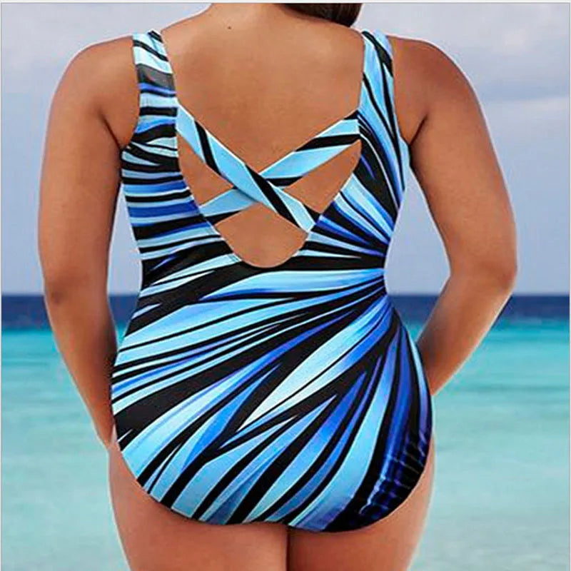 Lina | Il tuo monokini con push-up a righe per un look femminile estivo