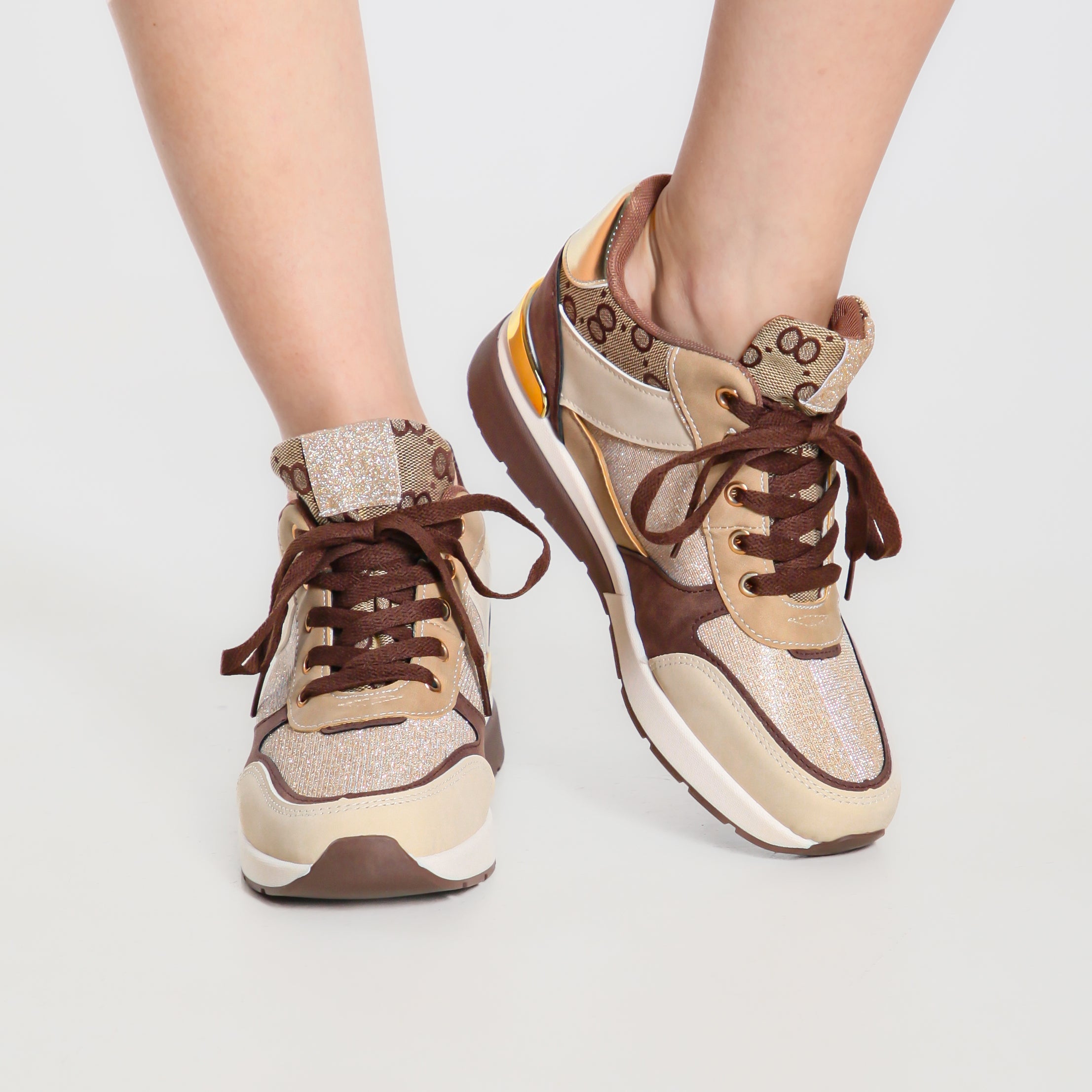 Regina - Sneakers Comfort Suola Alta