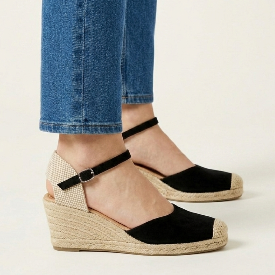 Jade - Sandalo comodo donna con zeppa