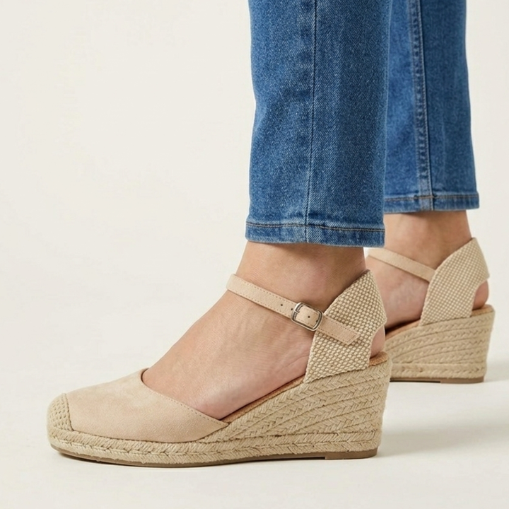 Jade - Sandalo comodo donna con zeppa