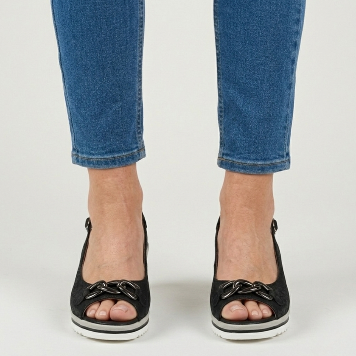 Juliette - sandalo comfort donna con zeppa