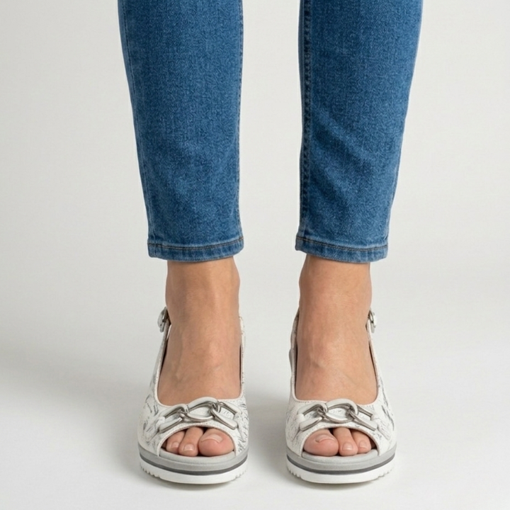 Juliette - sandalo comfort donna con zeppa
