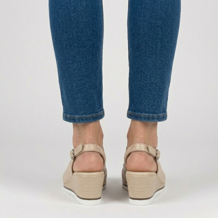 Juliette - sandalo comfort donna con zeppa