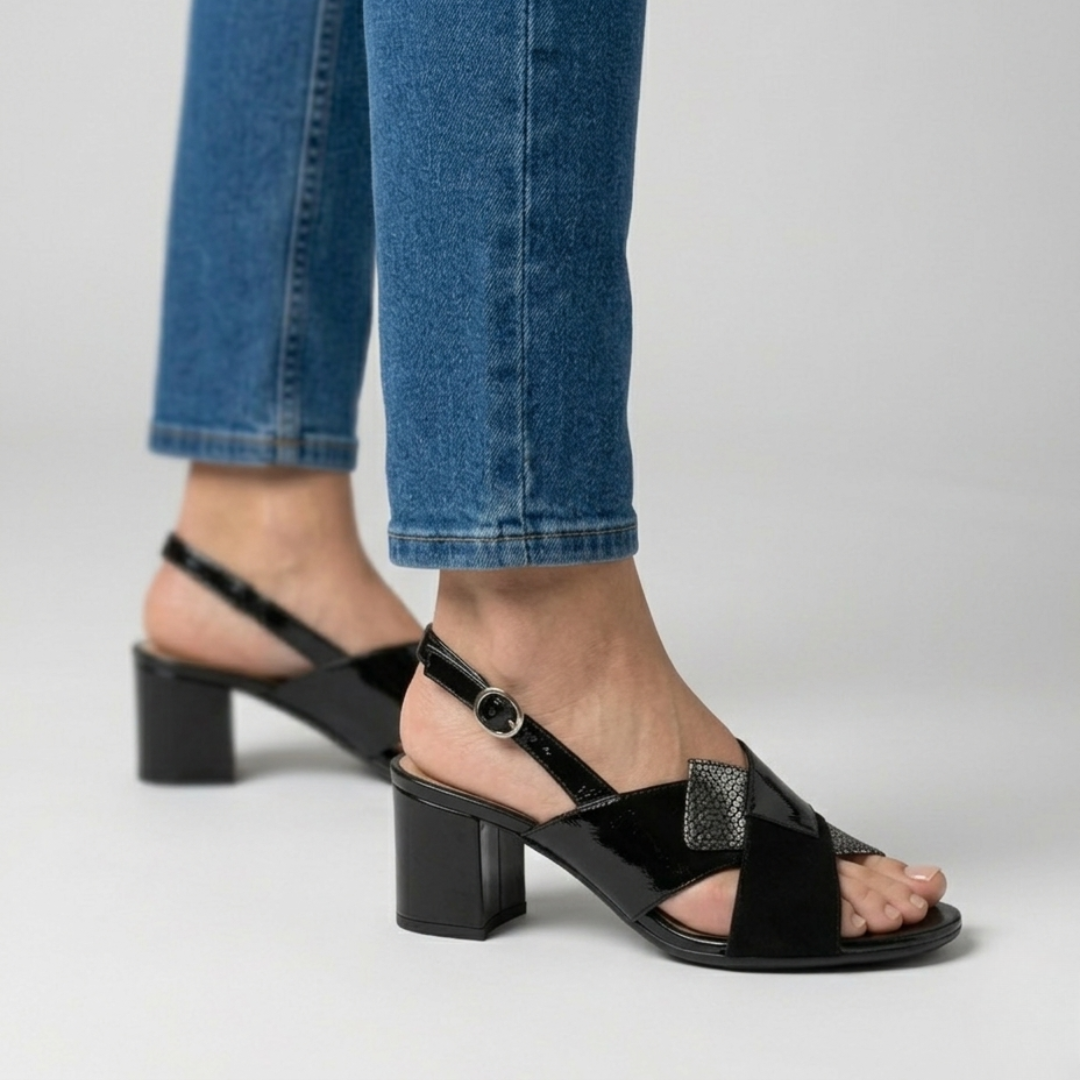 Laia - Sandalo comoda Donna con tacco