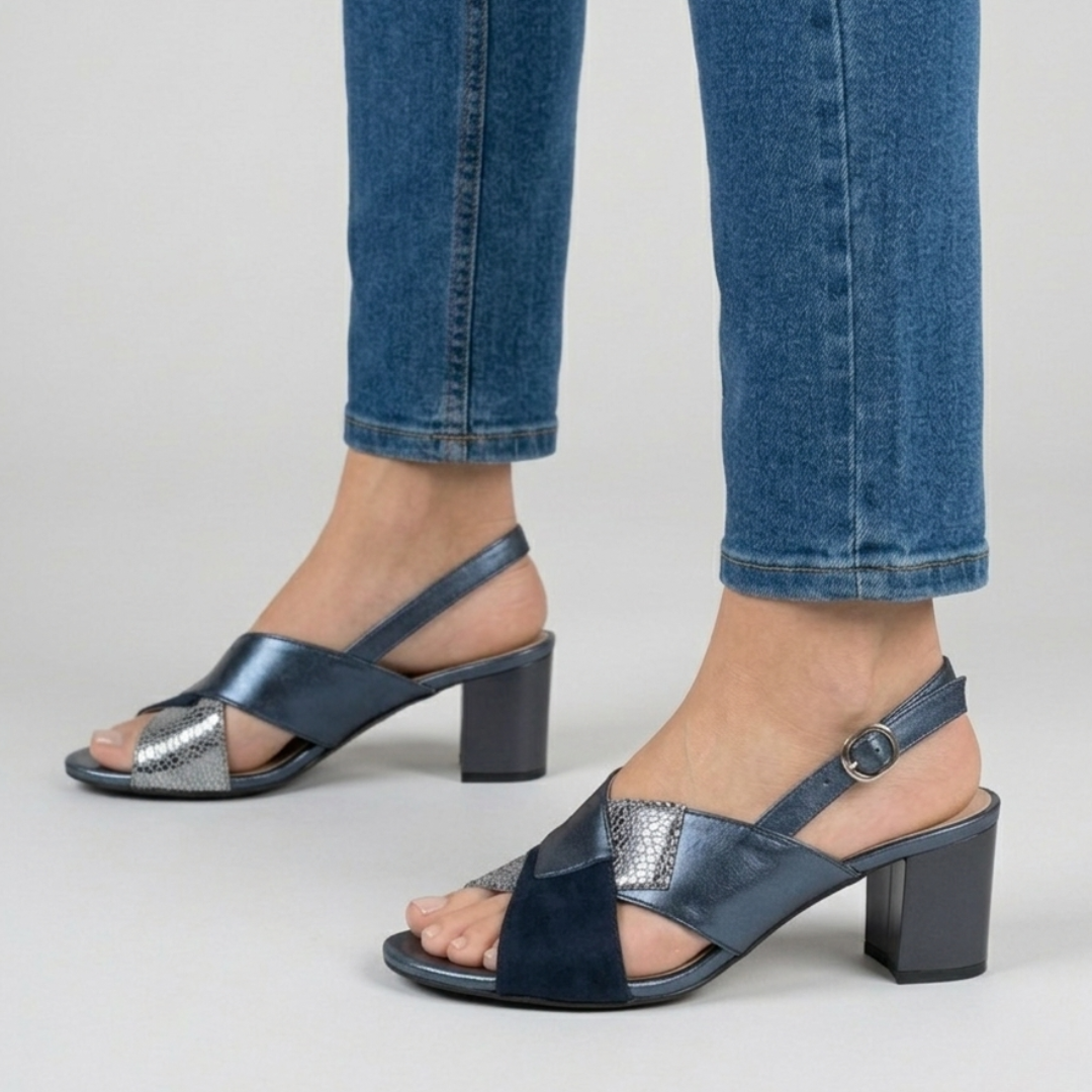 Laia - Sandalo comoda Donna con tacco