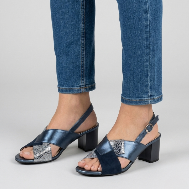 Laia - Sandalo comoda Donna con tacco