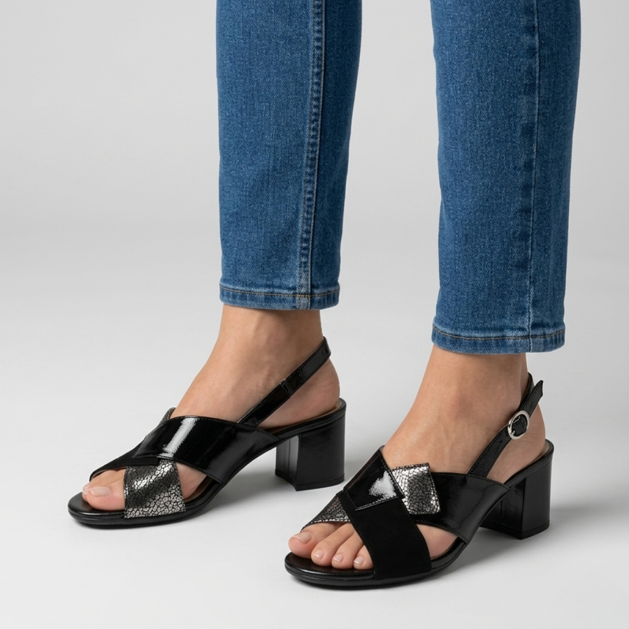 Laia - Sandalo comoda Donna con tacco