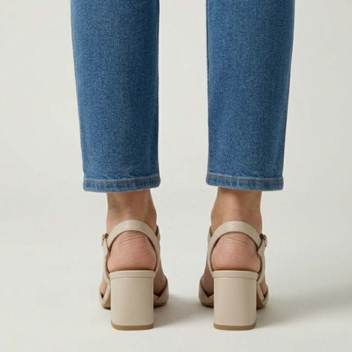 Marzia - Sandalo comoda Donna con tacco