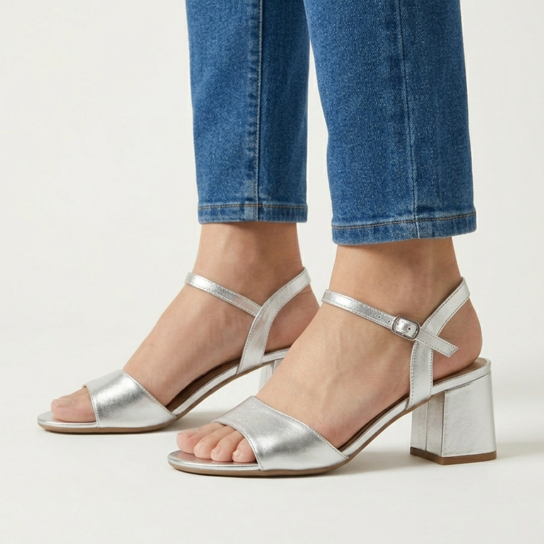 Marzia - Sandalo comoda Donna con tacco