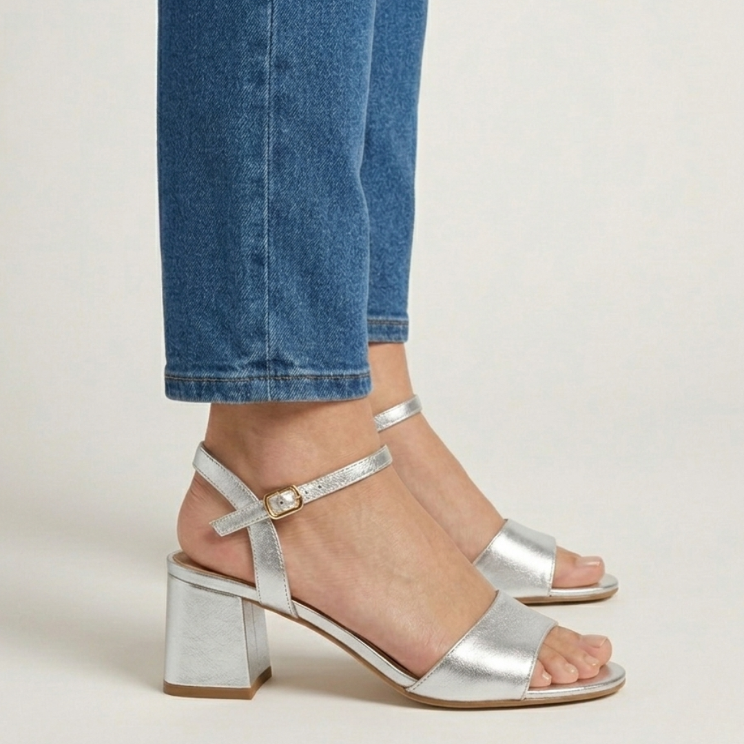 Marzia - Sandalo comoda Donna con tacco