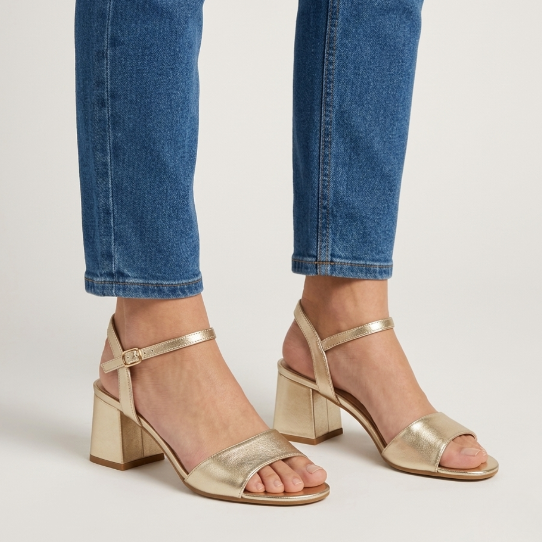 Marzia - Sandalo comoda Donna con tacco