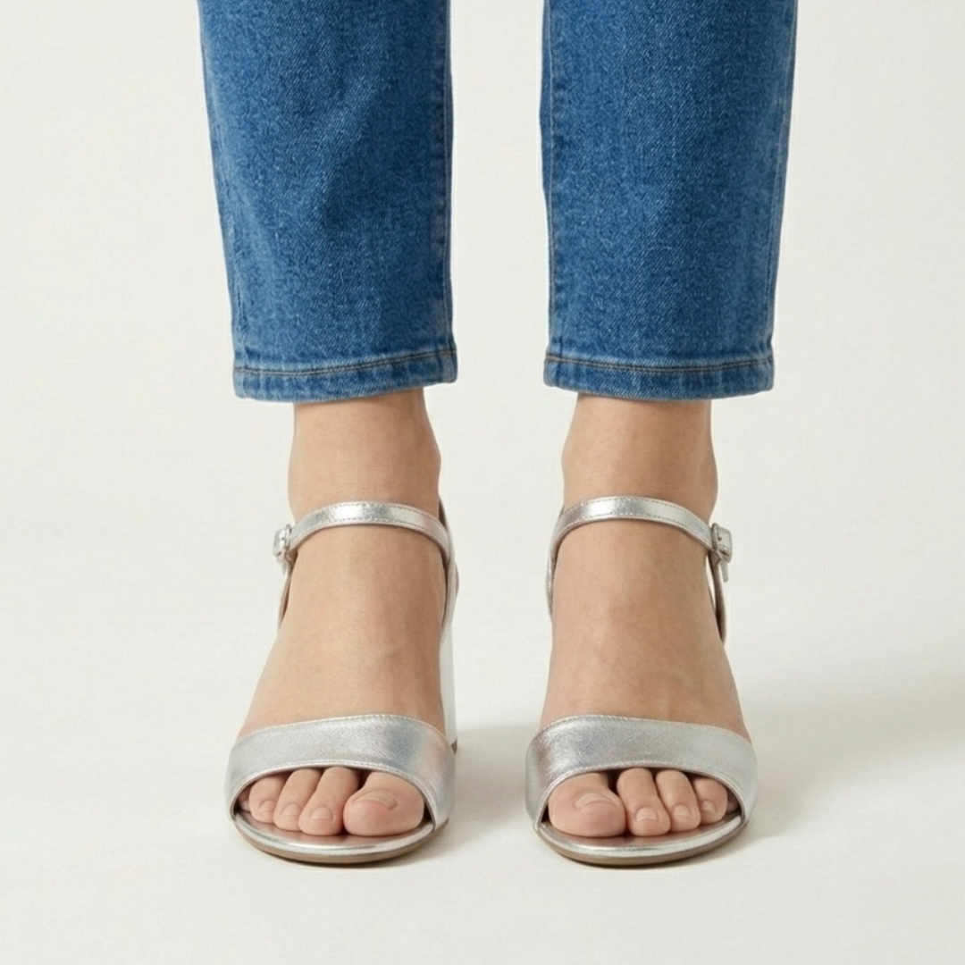 Marzia - Sandalo comoda Donna con tacco