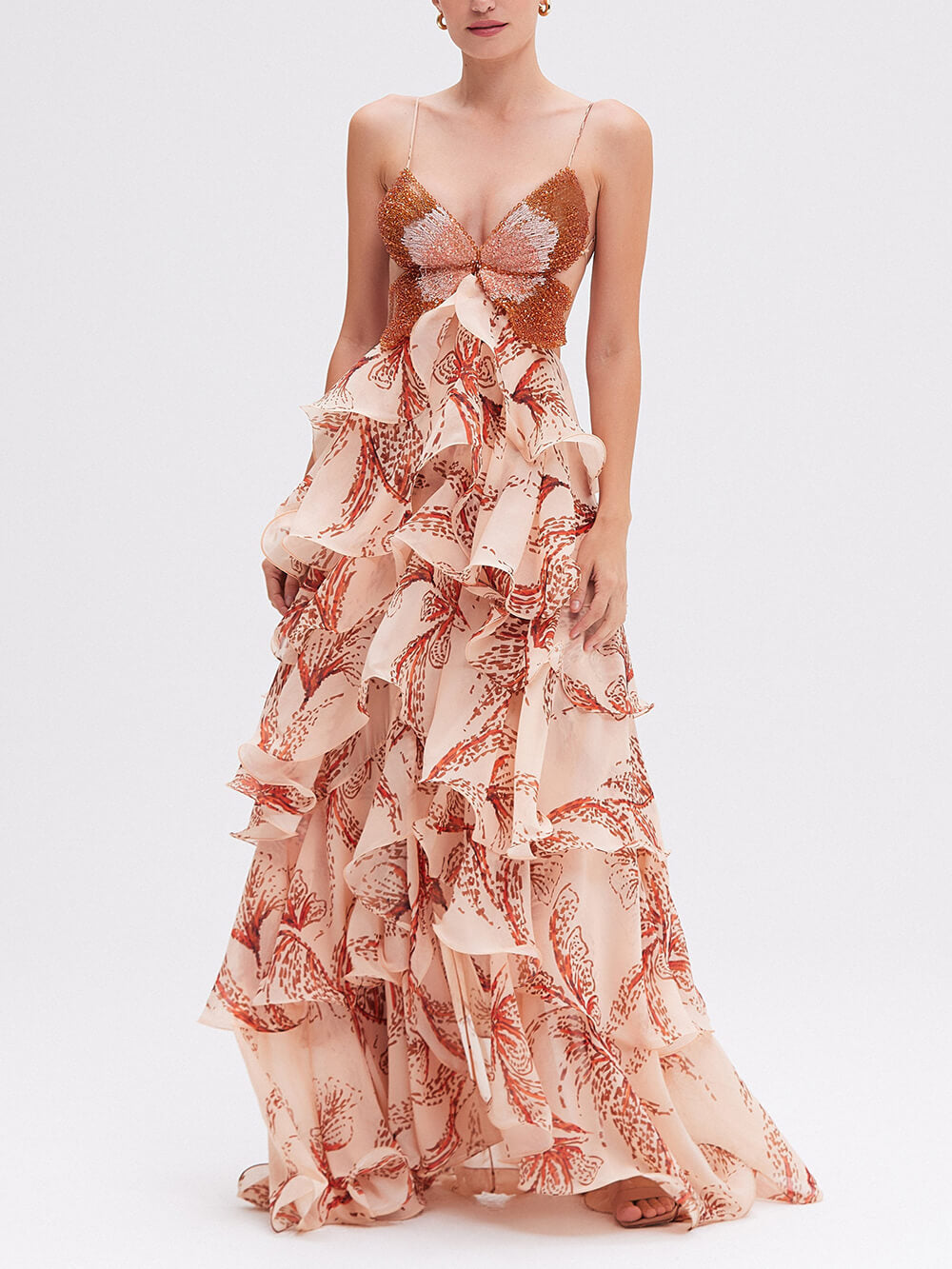 Maxi Dress with Signature Bow Tie