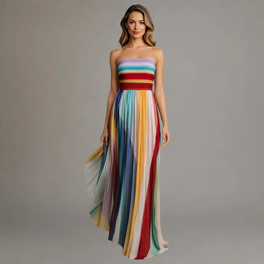Maxi Dress in Colorful Light