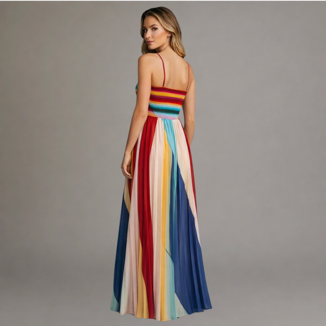 Maxi Dress in Colorful Light