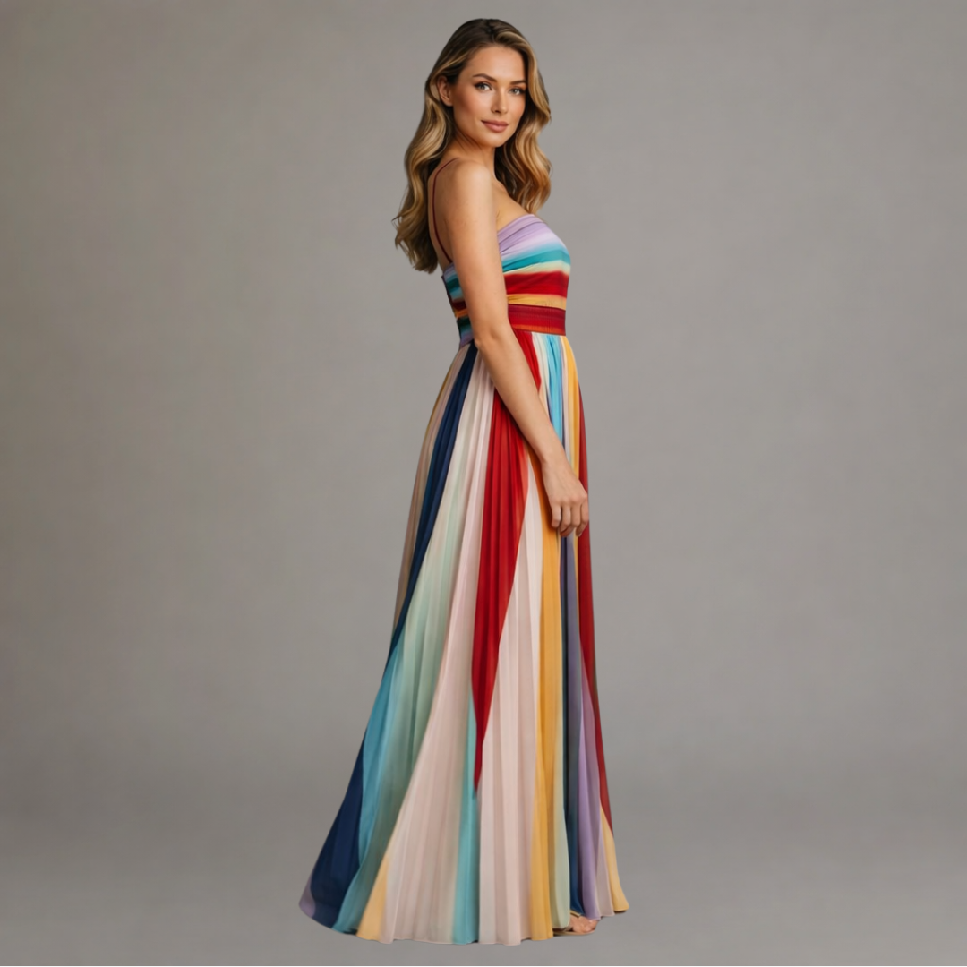 Maxi Dress in Colorful Light