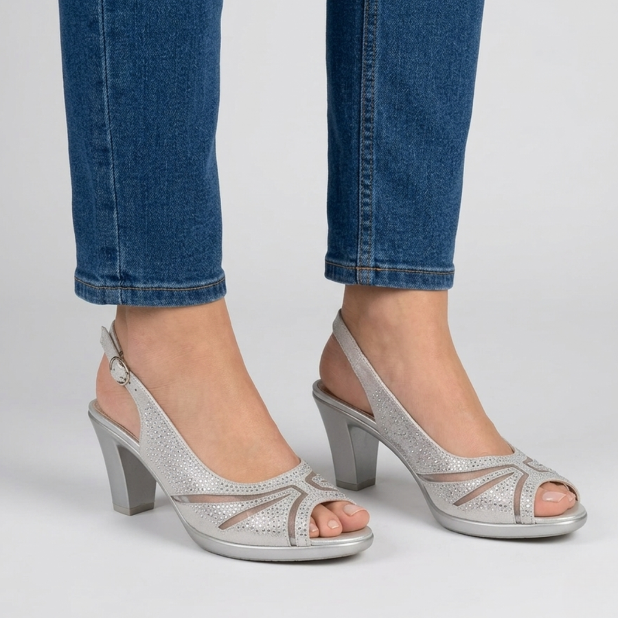 Nami - Sandalo comoda Donna con tacco