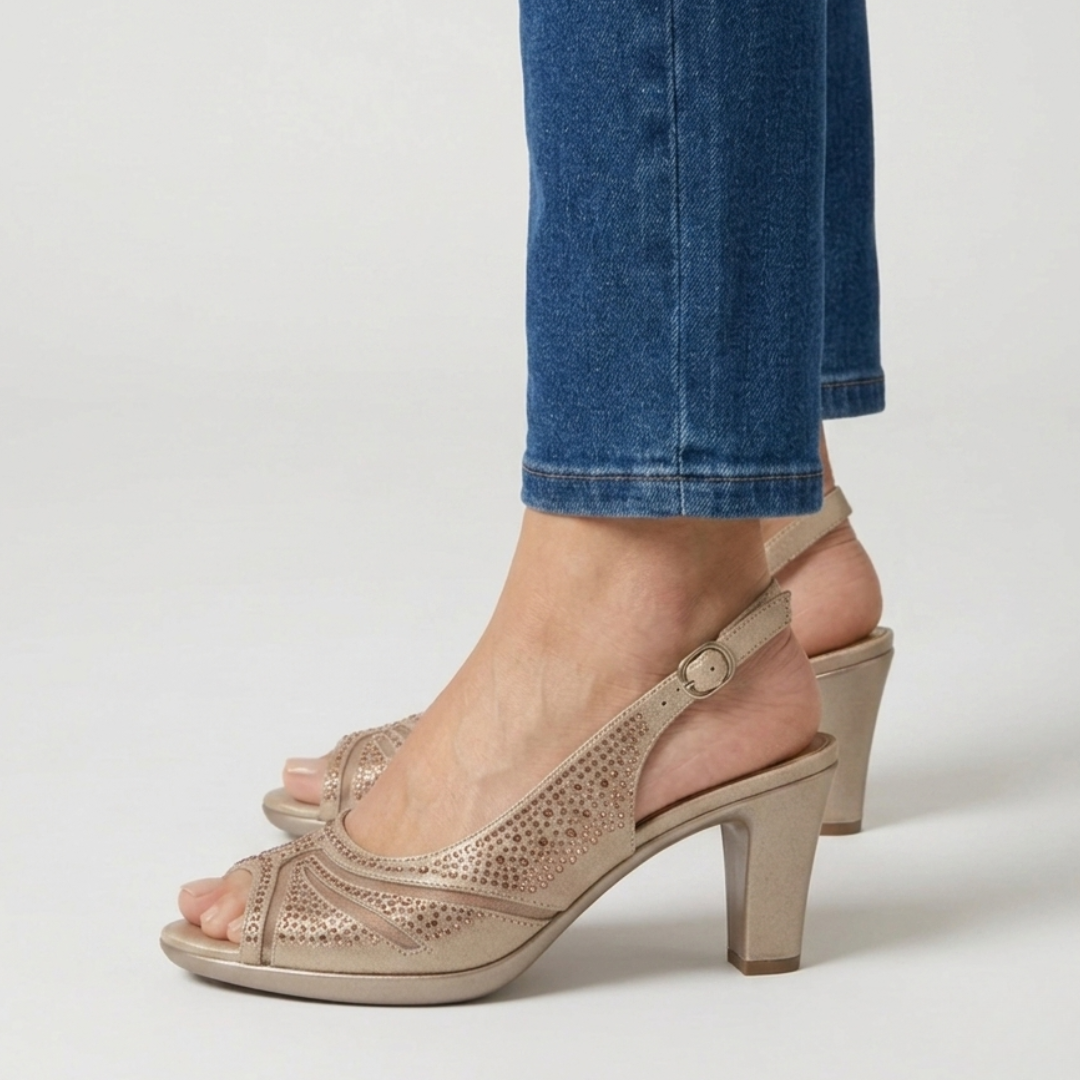 Nami - Sandalo comoda Donna con tacco