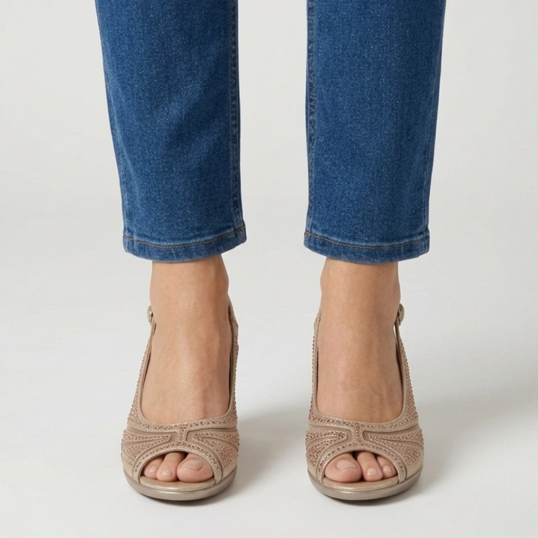 Nami - Sandalo comoda Donna con tacco