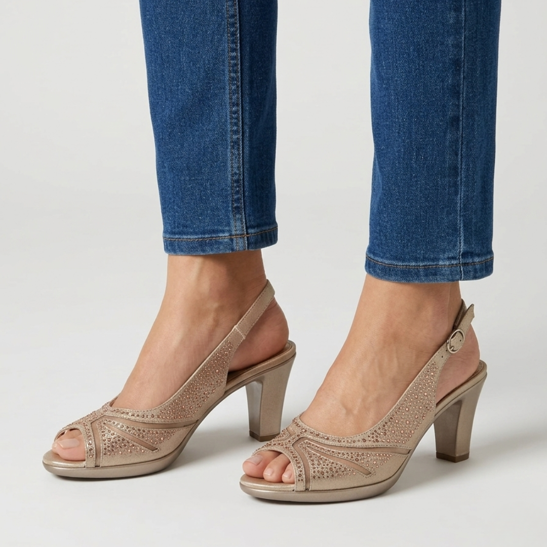 Nami - Sandalo comoda Donna con tacco