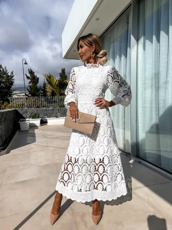 Liza™ | Abito Romantico in Pizzo