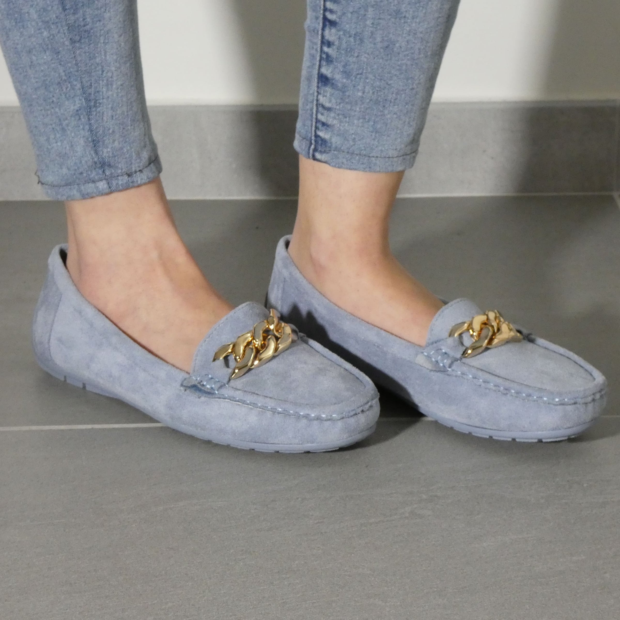 Maria - Mocassino Donna Scamosciato e MEMORY