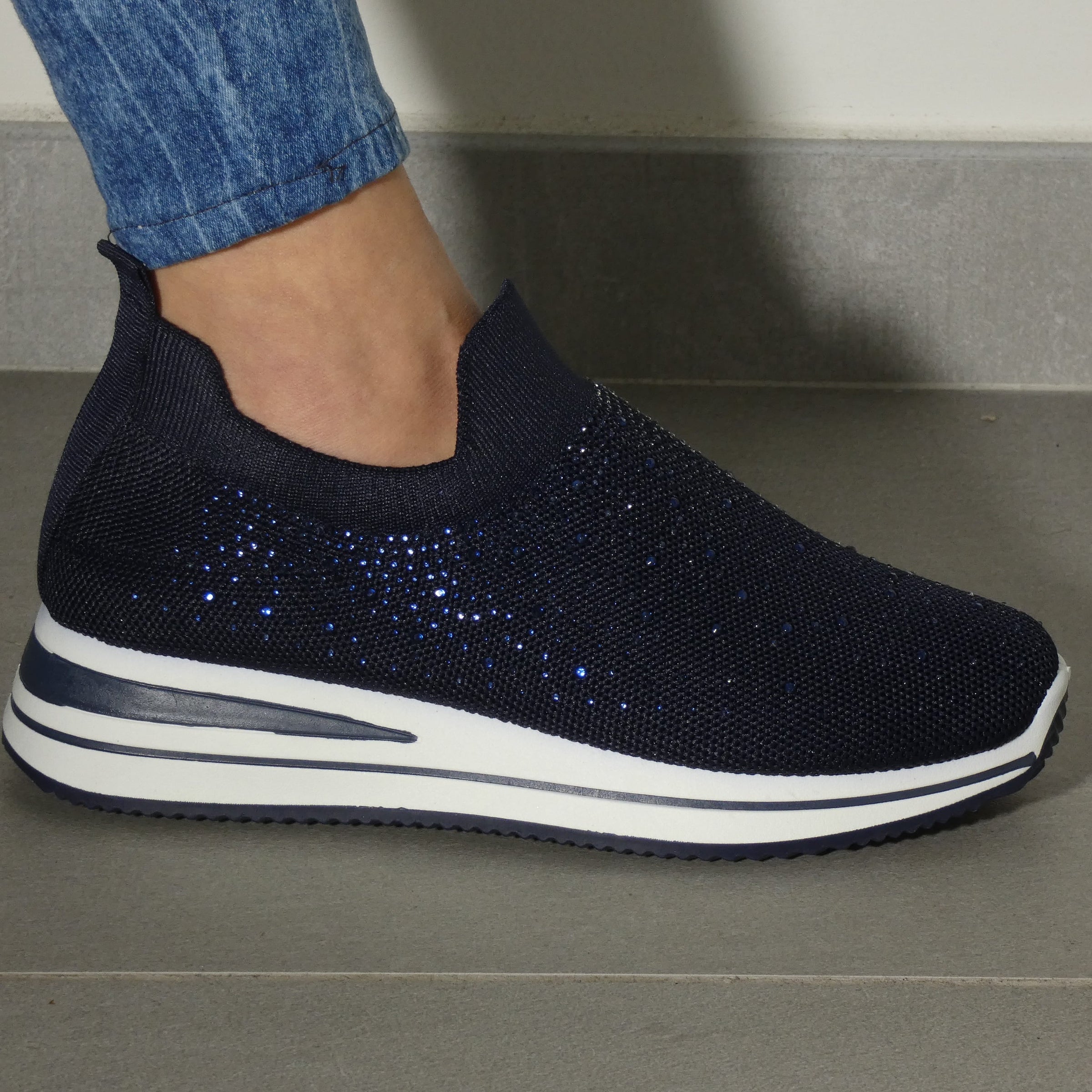 Silvia - Sneakers con Strass