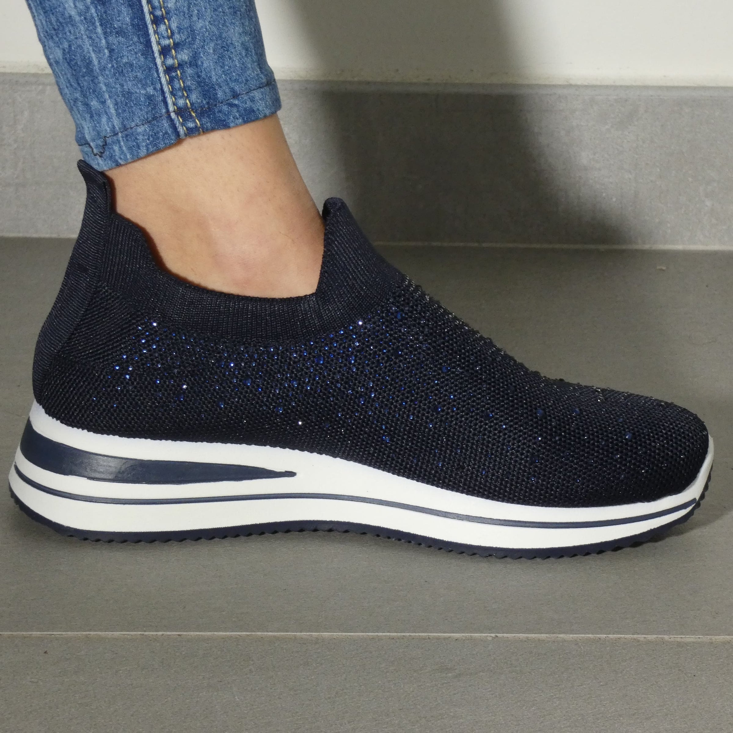 Silvia - Sneakers con Strass