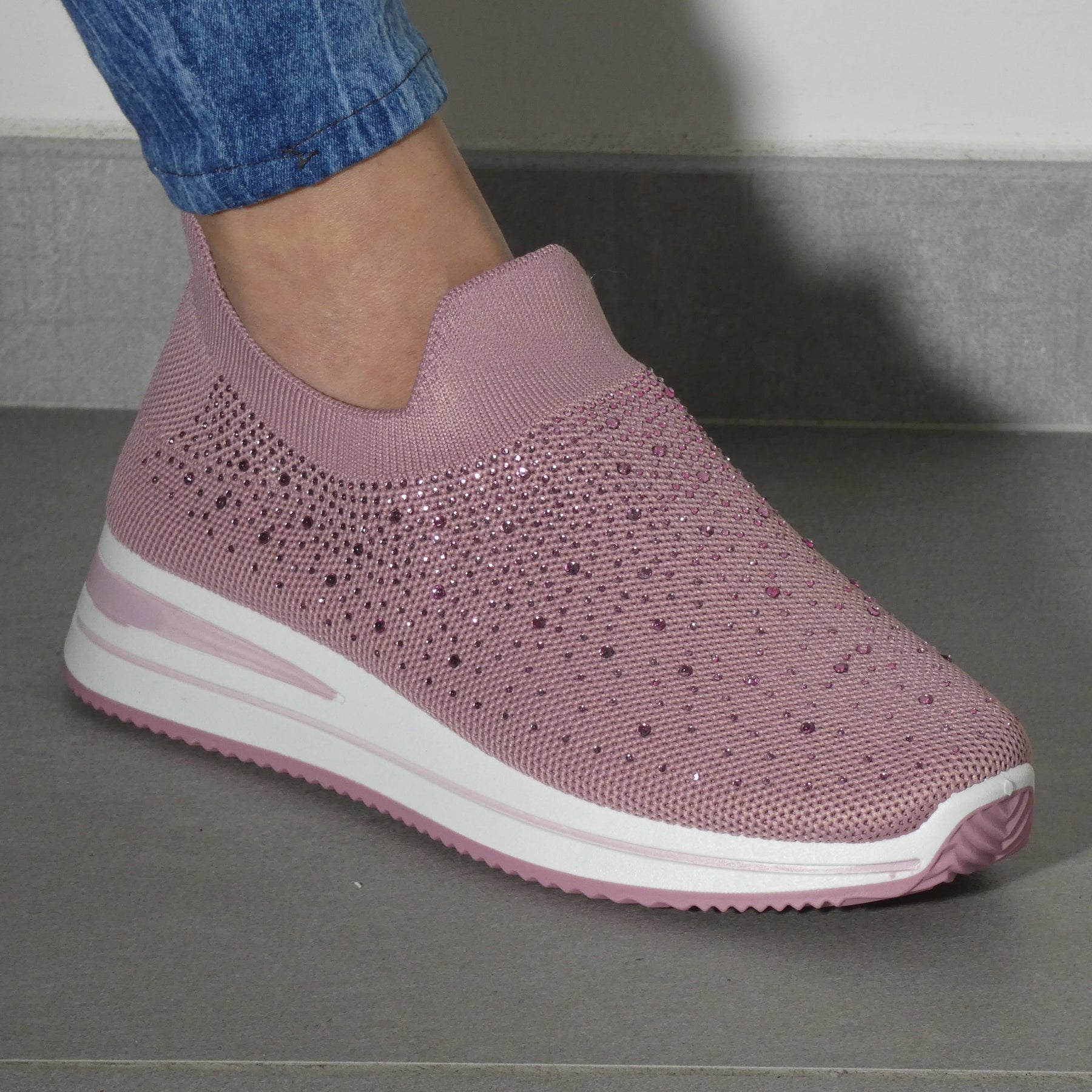 Silvia - Sneakers con Strass